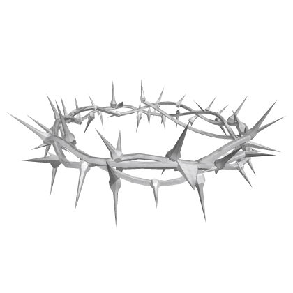 [PBR] White Horror Crown of Thorns Roblox item