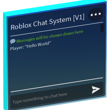 [✨💫] Roblox Chat System Game Awesome Super