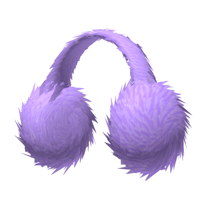 Purple Fluffy Ear Muffs