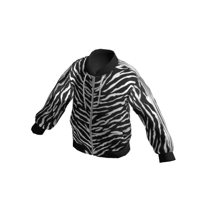 Zebra adidas tracksuit top