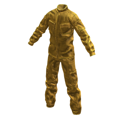 Yellow Work Uniform Coverall Jumpsuit