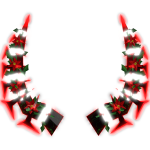 [🌟 Glowing Emissive] Christmas Mistletoe Horns