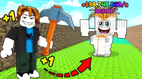 Mine Blocks to Save Brainrots 🧠