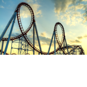 Cart Ride In An Amusement Park