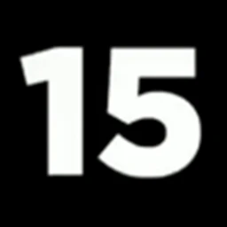 Number 15 icon