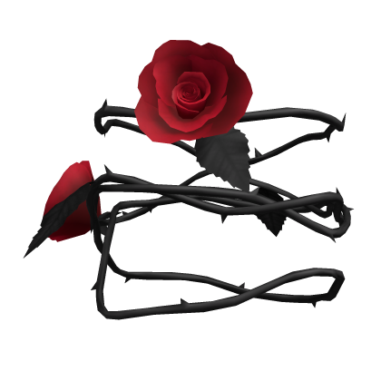 Gothic Red-Black Rose Around Arm [1.0] - Right