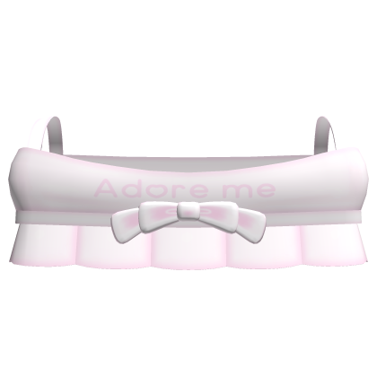 ♡꒱ cutesi pink adore me top with bow Roblox item