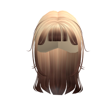 Straight Blonde to Brown Girl Hair Roblox item