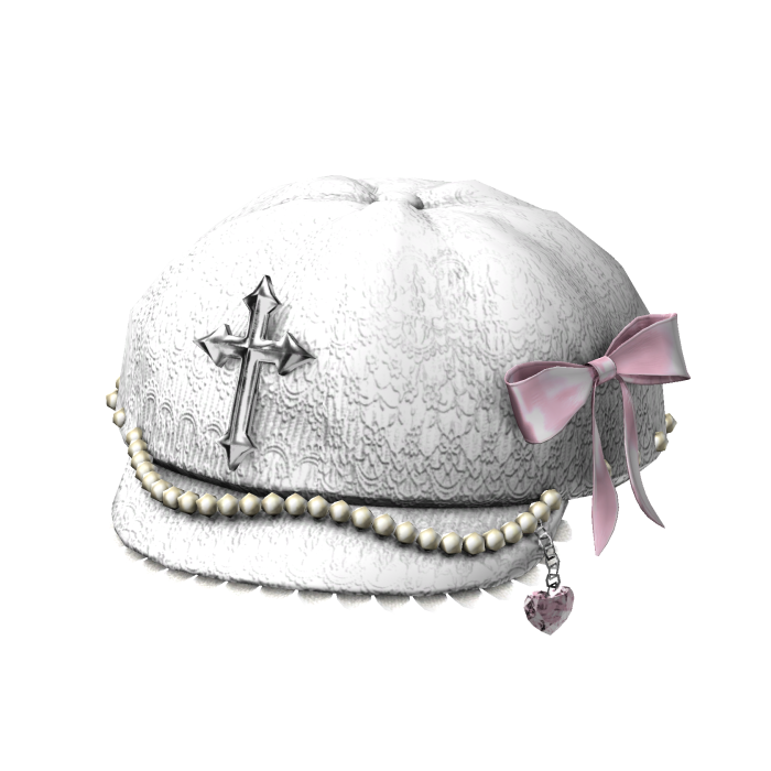 Hat Y2k 2000s White