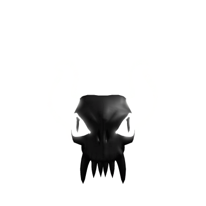 Emissive White Black Fire Ram Skull Helm Addon 