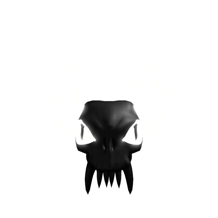 Emissive White Black Fire Ram Skull Helm Addon 