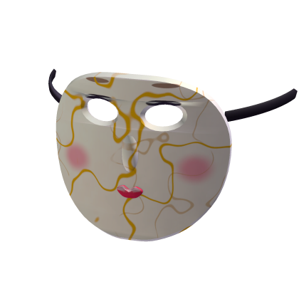 Kintsugi Porcelain Doll Mask