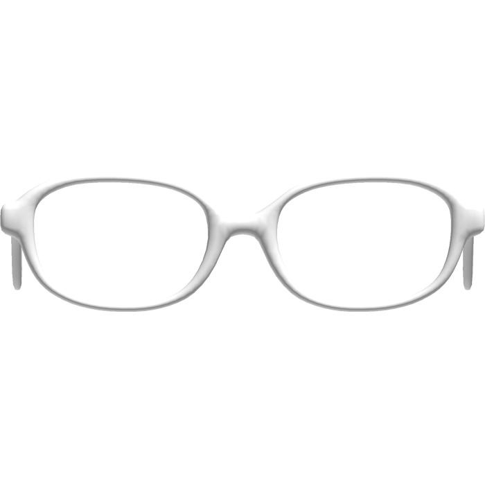  ♡ ꒰ white kawaii derpy big oversized glasses ꒱ ♡