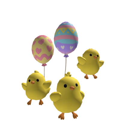 Flying Easter Chicks