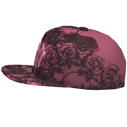 Pink Rose NY Tilted Fitted Cap Roblox item