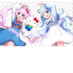Cinnamon and hello kitty