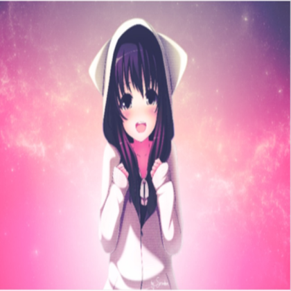 Purple Anime Girl Roblox decal