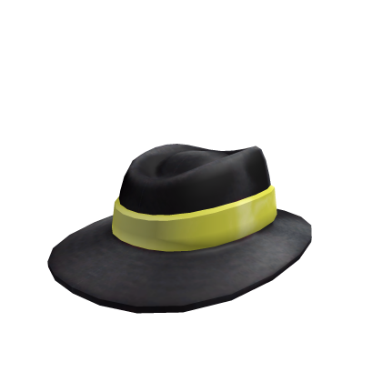 Yellow Fun Fedora