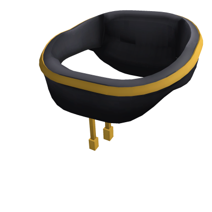 GM Series 5 - Neck Hoodie Black Gold Roblox item