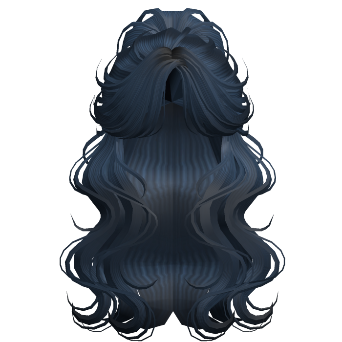 Crimped Wavy Empress Ponytail Midnight
