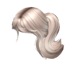 Spiked Fluffy Ponytail in Platinum Blonde