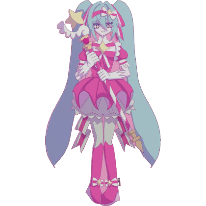 Retry Now Miku Cutout