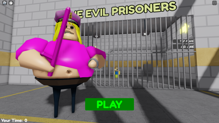 POLICE GIRL PRISON RUN (First Person Obby!) screenshot 1