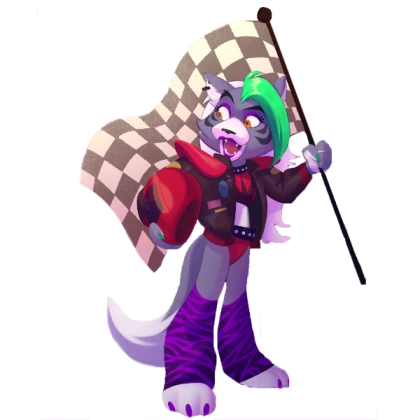 fnaf sb roxy wall painting