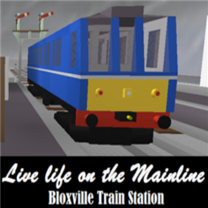 Bloxville train station Poster Roblox decal