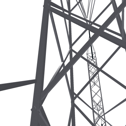 Power Lines Outside of a city