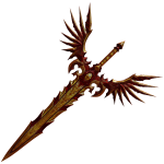 Black & Gold Void Angel Sword