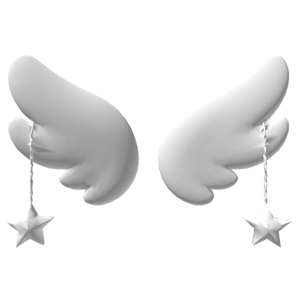 Cute White Stars Wings