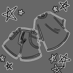 I bought them with shirt and pants...!!!!!