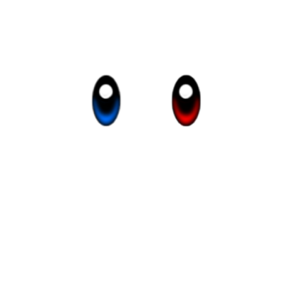Half red half blue eyes Roblox decal
