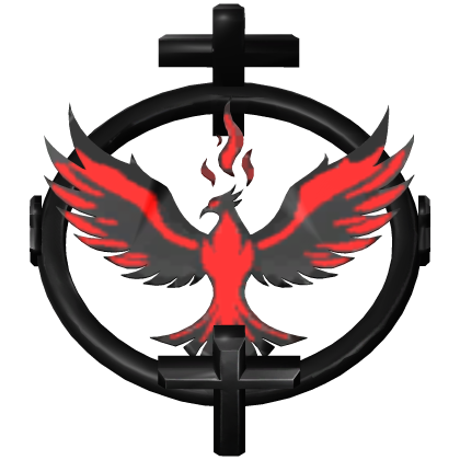 Ruby Phoenix Cross Halo Roblox item
