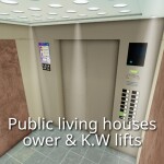 Public living houses tower & K.W lifts