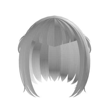 White gothic vampire short bob with pigtails