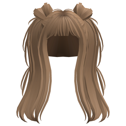 Long Cute Sailor Anime Twintails (Dark Blonde)  Roblox item