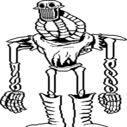 Tall Horror Papyrus Roblox decal