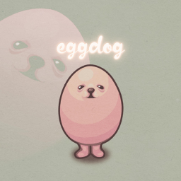 pink EGGdog!!