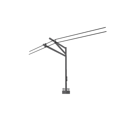 Electric Train Pole Curve V.2