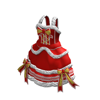 Cute Magical Christmas Dress | Bright Red thumbnail