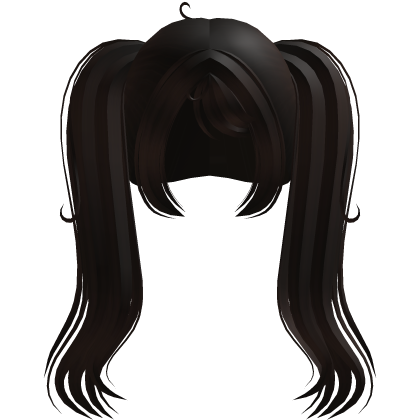 ۶ৎ | moe swirly scruffy shy dark brown pigtails