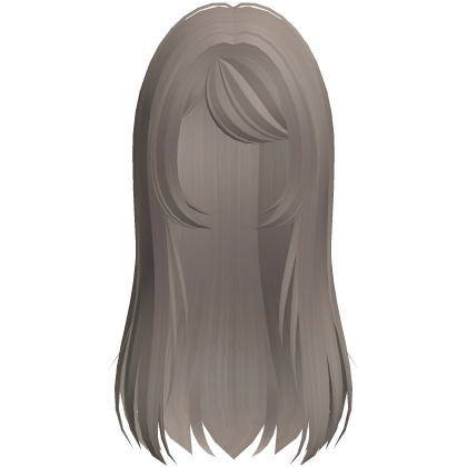(„• ֊ •„) sweetest wispy long hair in ash brown Roblox item