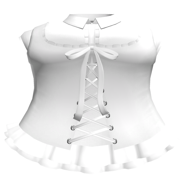 ♡꒰ gothic white corset laced dress