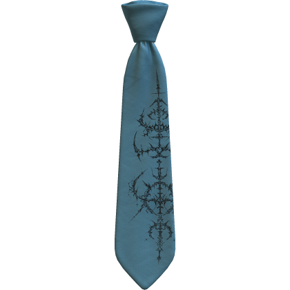 Blue Cybersigilism Tie 1.0