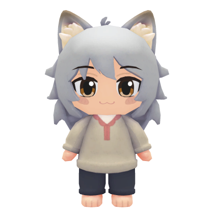 Chainsmoke Yani Neko Front Plush