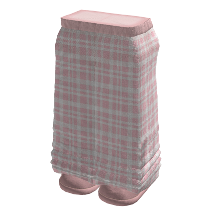Y2K Plaid Pajamas Pink thumbnail