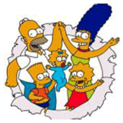 cartoon of simpsons Roblox decal