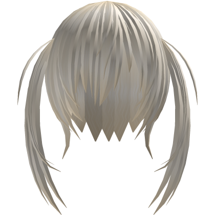 scene 2010s long low twintails in blonde Roblox item